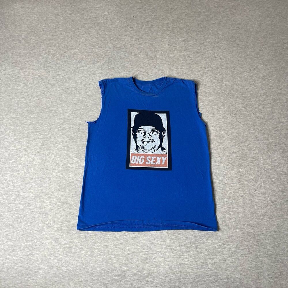 Redbubble Men’s Big Sexy Bartolo Colon Graphic Muscle Tee T-Shirt Top